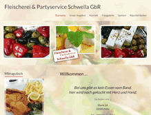 Tablet Screenshot of fleischerei-schwella.de